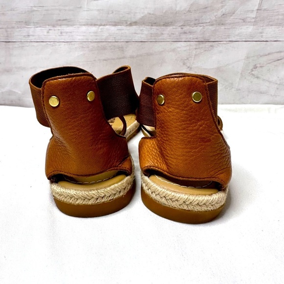 Sorel Brown Ella Sandals Size 7.5 - Picture 5 of 8